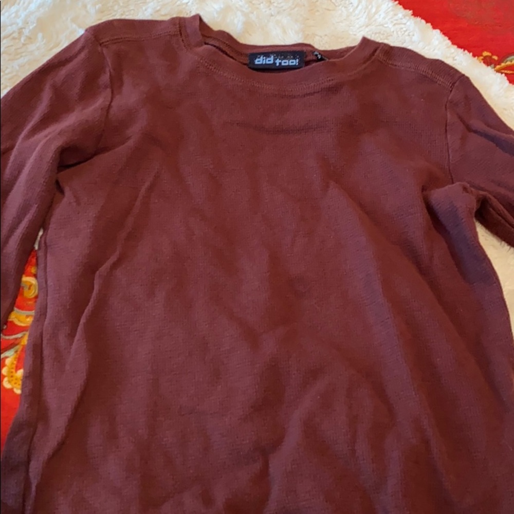 Thermal “Did Too” long sleeved shit